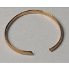 Image 1 : 10K Yellow Gold (Cut) Wedding Band - Weight: 0.5g