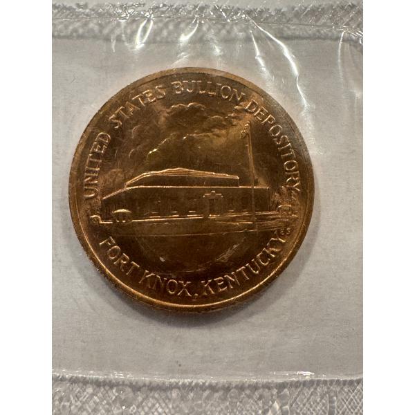 Vintage US Mint Department Of Treasury Fort Knox Bullion Deposit Coin - Sealed 