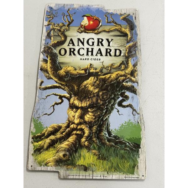 Angry Orchard Hard Cider 17"x10" Metal Sign - Great Condition