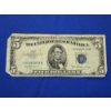 Image 1 : United States Blue Seal $5 Silver Certificate Series 1953 *STAR NOTE* SN:04322028A