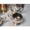 Image 9 : Collection Of Assorted Silverplated & Brass Serveware - Total Weight: 7.6 LBS