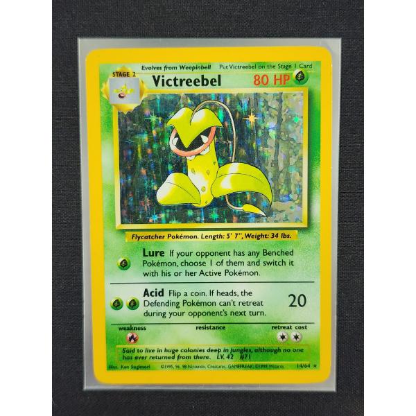 Victreebel 14/64 Holo Rare Vintage Base Set Pokemon Trading Card 