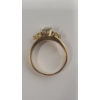 Image 4 : Breathtaking 14K Gold Engagement & Wedding Band Set With Diamonds And Rubies -Size 7.5 -Weight: 4.5g