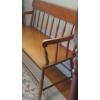 Image 2 : Vintage Solid Maple Wooden Bench - Fine Condion As Shown 42 x 32