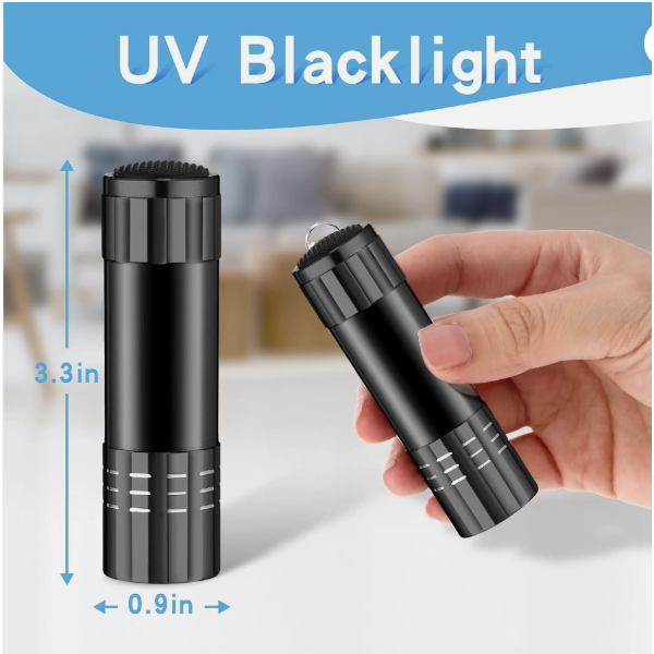 Brand New - Set of 2 - Professional UV Ultraviolet Flashlight Black Light 395nm
