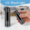 Image 2 : Brand New - Set of 2 - Professional UV Ultraviolet Flashlight Black Light 395nm