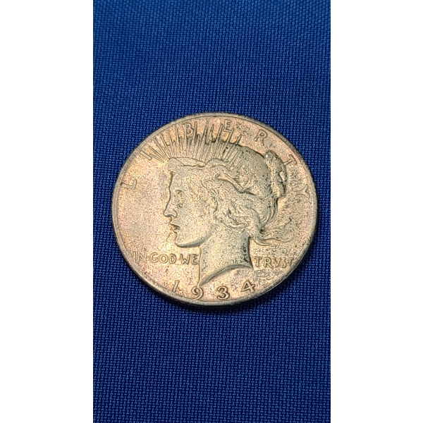 1934-S Silver Peace Dollar 