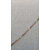 Image 2 : 14K Gold Simple Chain Necklace (Broken) - Weight: 1.9g