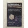 Image 4 : World War II Walking Liberty Silver Half Dollar 1943 in Display! Great Coin - 90% Silver! 