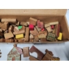 Image 6 : Vintage Tinkertoy Set and Wooden Farm Block Set