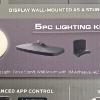 Image 5 : Monster Smart IlluminEssence Studio+ 10" Smart Ring Lamp 5 Piece Lighting Kit