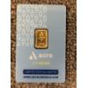 Image 1 : Acre Limited Edition Mint 2.5g .9999 Fine Gold Bar In Certification Card