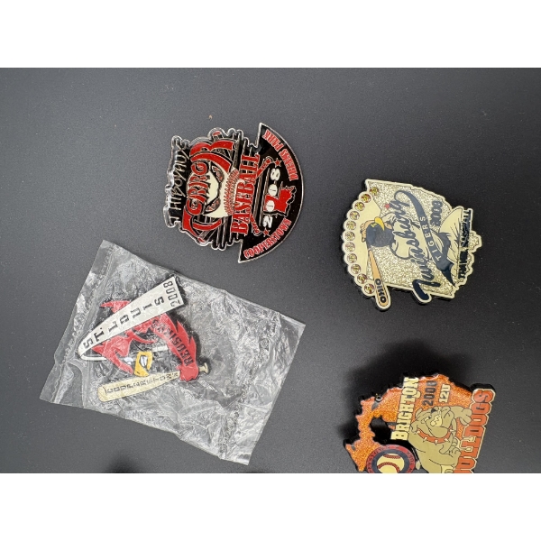 Assorted Baseball Pins (some in packaging) - 16 Total - Stingers - Brighton - Sparks