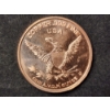 Image 3 : We'll Be Back Aliens in Spaceship 1 Oz .999 Fine Copper Round