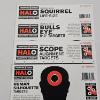 Image 2 : 12 Thompson Target HALO Reactive Paper Shooting Targets - Assorted (see pics)