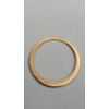 Image 4 : Women's 10K Yellow Gold Channel Set Band Ring With Diamonds - Size 7 - Weight: 1.6g