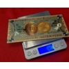 Image 5 : Special Offering - 10 Pc Set of 24k Gold Foil 1 BIT COIN Notes (Real Gold Foil)