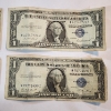 Image 3 : Four Assorted United States $1 Blue Seal Silver Certificates FV: $4.00