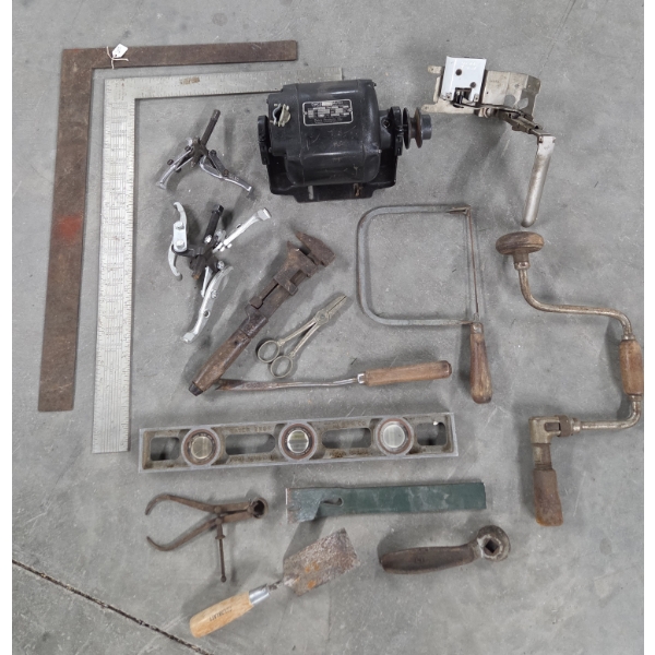 Delco Electric Motor, Vintage Hand Tool Collection & More!