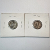 Image 4 : Two United States 90% Silver Mercury Dimes: 1943 & 1945
