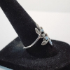 Image 2 : Sterling Silver "Olive Leaf" Wrap Ring - Size 8- TW: 2.5g