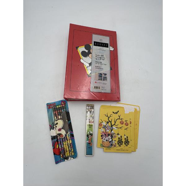 Disney Mickey Photo Album - Pencils - Halloween Treat Bags - Photo Album holds 180 (4x6) photos 