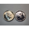 Image 2 : x2 1964 Kennedy Half Dollars 90% Silver 