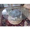 Image 8 : PICKUP IN NORTHFIELD - FANTASTIC & RARE Gorgeous Carousel Glass Top Center Table With 4 Horses