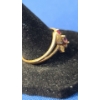 Image 3 : 10K Gold Ring With Multi-Colored Stones - Size 10 - Weight: 2.3g