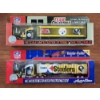 Image 1 : Officially Licensed NFL 1:80 Scale Pittsburgh Steelers Limited Edition Truck & Trailer Toys In Box
