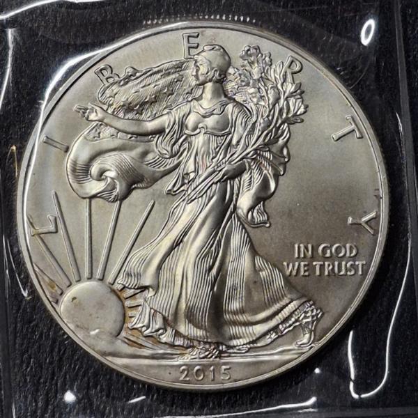 2015 United States Uncirculated Silver .999 1 Oz Eagle