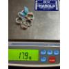 Image 9 : Stunning Sterling Silver Rings Ft. Turquoise Stone & More  - Total Weight: 17.9 Grams