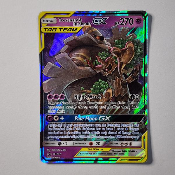 Trevenant & Dusknoir GX SM217 Black Star Promo Tag Team Holo Rare Pokemon Trading Card ~ NM Conditio