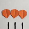 Image 2 : Vintage Accudart Set ft. Brass Darts with Steel Tips, Orange Plastic Flights, and Leather Case