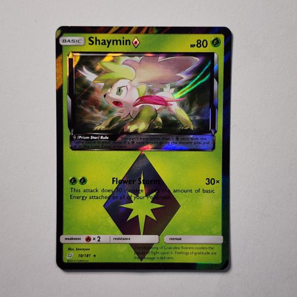 Shaymin 10/181 Holo Rare Vintage Pokemon Trading Card 