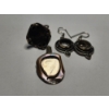 Image 2 : Sterling Silver Scrap Pieces, Clip, Earrings, Ring - Total Weight: 20.3g