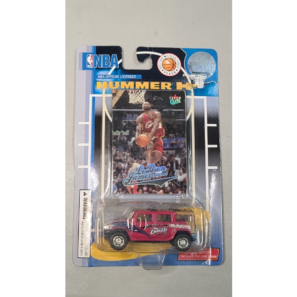 2004 Fleer Ultra LeBron James Hummer H2 Die-Cast Collectible Set