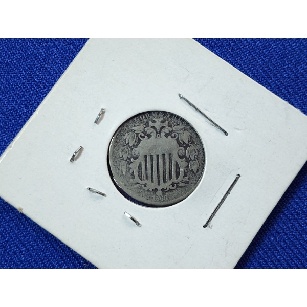 1868 United States Sheild Nickel 