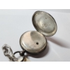 Image 6 : Antique Key Wind Pocket Watch Roman Numeral Dial With Chain
