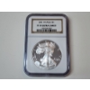Image 1 : NGC PF 70 ULTRA CAMEO 2001-W American Silver Eagle - 1 oz .999 Fine Silver 