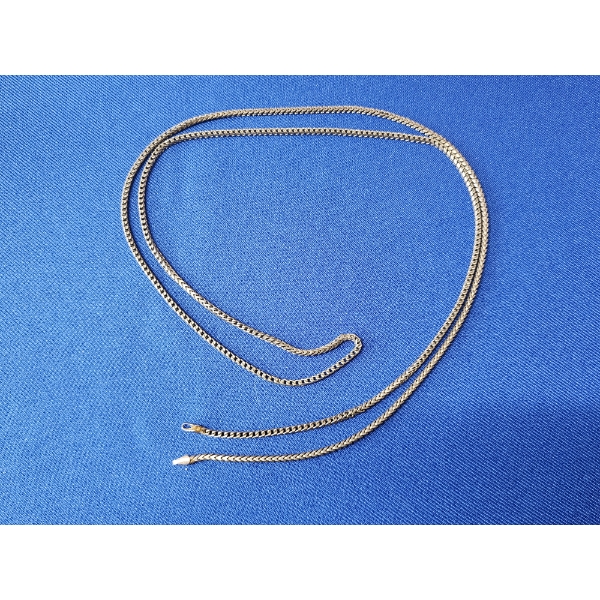 Sterling Silver Long 40" Chain Necklace Total Weigt: 29.8g