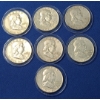 Image 1 : Assorted Years Silver Franklin Half Dollars - Face Value: $3.50
