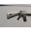 Image 6 : 2024 Handcrafted Investment Caster 7.6g .999 Pure Silver Miniature M16 Rifle With COA