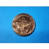 Image 1 : Giganotosaurus Dinosaur Design 1 AVDP oz .999 Fine Copper Round