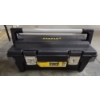 Image 1 :  Brand New Rugged Plastic Stanley 26'' Toolbox With Removable Tray Insert & Lockable Closures 