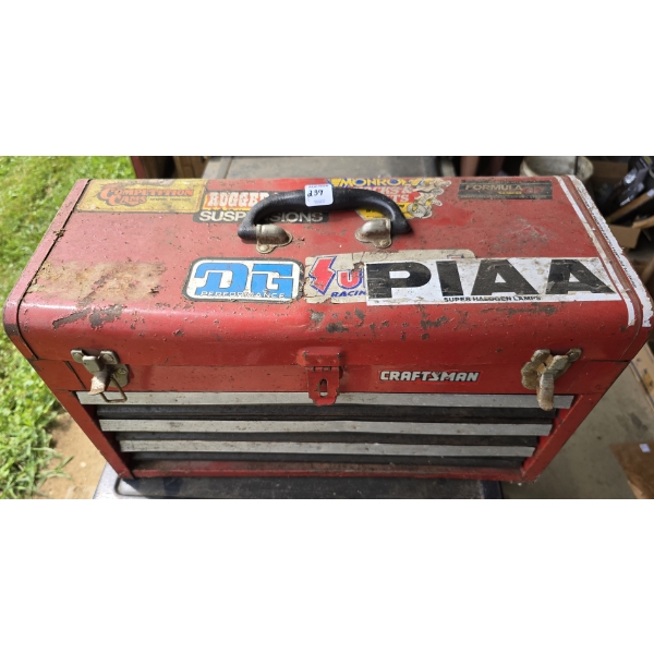 Craftsman Tool Box with 3 Drawers - Contents included