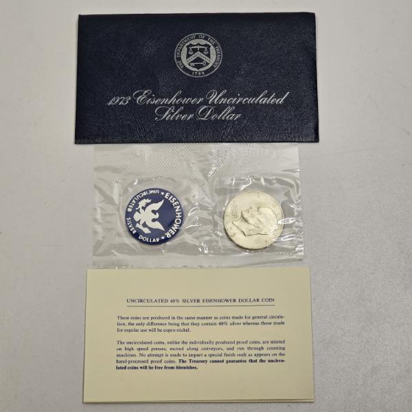 1973-S United States Uncirculated 40% Silver Eisenhower Dollar Coin - BEAUTIFUL CONDITION!!!