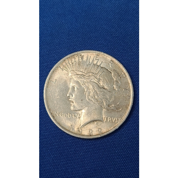 1922 90% Silver Peace Dollar 