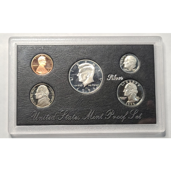 1996-S United States Mint Silver Proof Coin Set