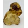 Image 2 : Adorable Degenhart Vintage Glass Dog Figurine- Golden Glo